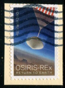 5820 US (66c) OSIRIS-REx SA, used on paper