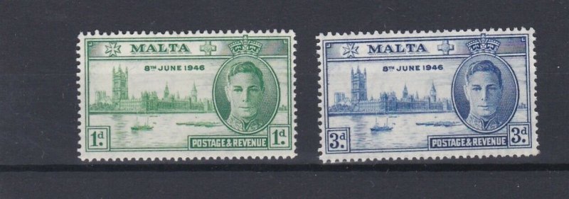 MALTA  1946  VICTORY SET  MNH