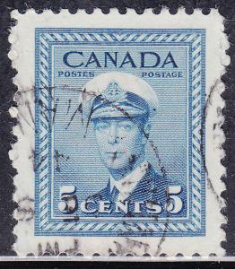 Canada 255 King George VI WWII War 1942