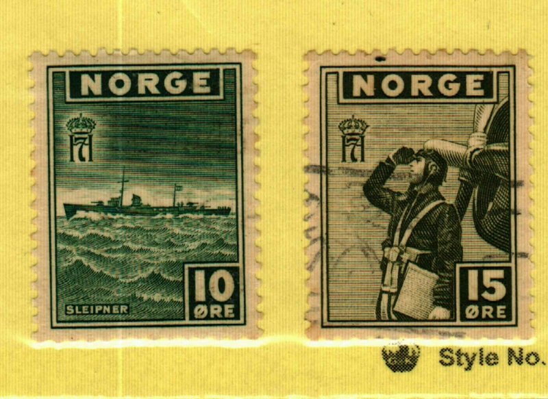 Norway 261-2 used 