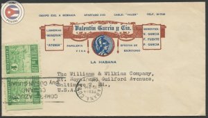Cuba 1950 Valentin Garcia Advertising Cover - Fine Paper & Writing Supplies |...