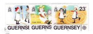 Guernsey Sc  401-3 1989 Europa stamp set mint NH