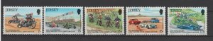 Jersey Scott# 231-35 QEII VF MNH