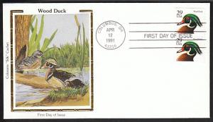 U.S. 2484 Wood Duck (Colorano) U/A FDC 