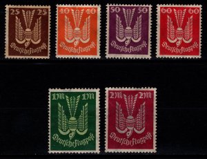 Germany 1922 Air Mail, Part Set [Unused]
