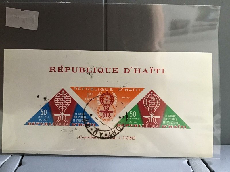 Haiti 1962 Anti Malaria   imperf Cancelled  stamps  sheet   R26795 