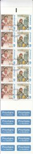 Sweden 2003 used Sc 2471c Booklet of 10 2 different Christmas at Sundborn by ...