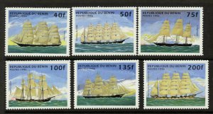 Benin 850-6 MNH Sailing Ships