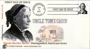 #3430 Harriet Beecher Stowe C-Cubed FDC