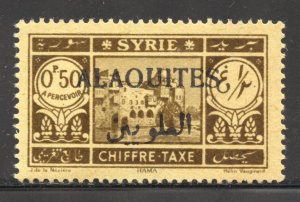 Alaouites Scott J6 MNHOG - 1925 Syrian Overprint Postage Due - SCV $8.00