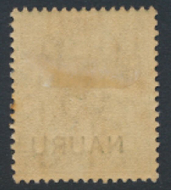 Nauru   SC# 1  GB OPT  thinker Overprint font  issued 1916- see detail & scans 