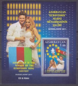 2011 Azerbaijan 851/B101 Music - Eurovision