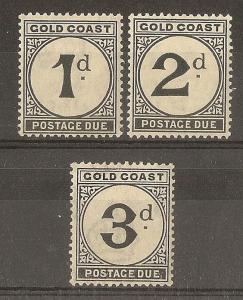 Gold Coast 1923 Postage Dues Mint c£35