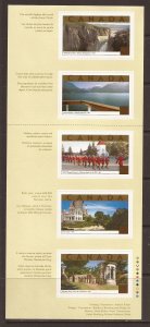 2003 Canada - Sc 1989i - MNH VF - unfolded strip of 5 - Tourist Attactions