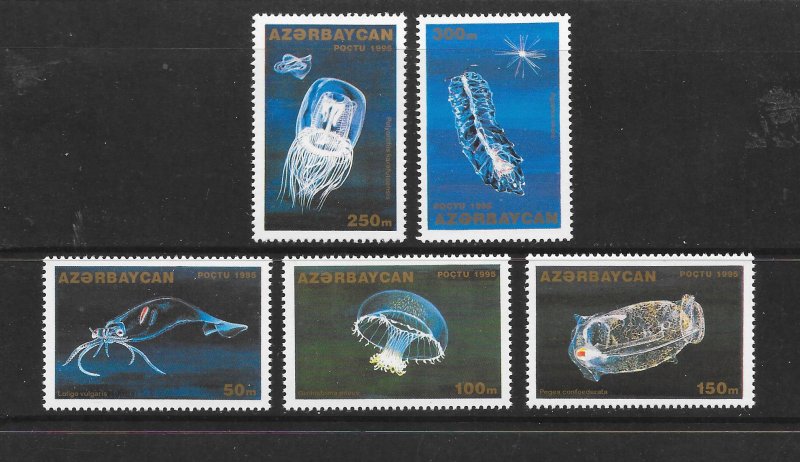 MARINE LIFE - AZERBAIJAN #514-18   MNH