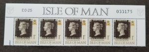 *FREE SHIP Isle Of Man Penny Black 1990 Postal Service (stamp title) MNH