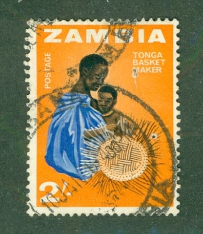 ZAMBIA 13 USED BIN $0.50