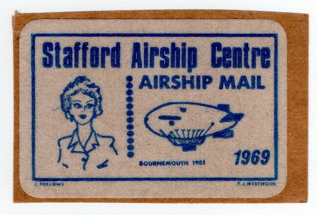 (I.B) Cinderella Collection : Stafford Airship Centre (Airship Mail)