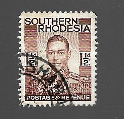 Southern Rhodesia 1937 - U - Scott #44