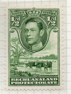 Bechuanaland Protectorate 1938-52 Early Issue Fine Mint Hinged 1/2d. 310385