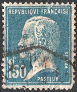 France SC#196 1.50F Louis Pasteur (1926) Used/Faults