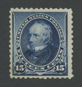 USA 227 - 15 cent Clay Small Banknote - F/VF Mint hinged (dulled) OG