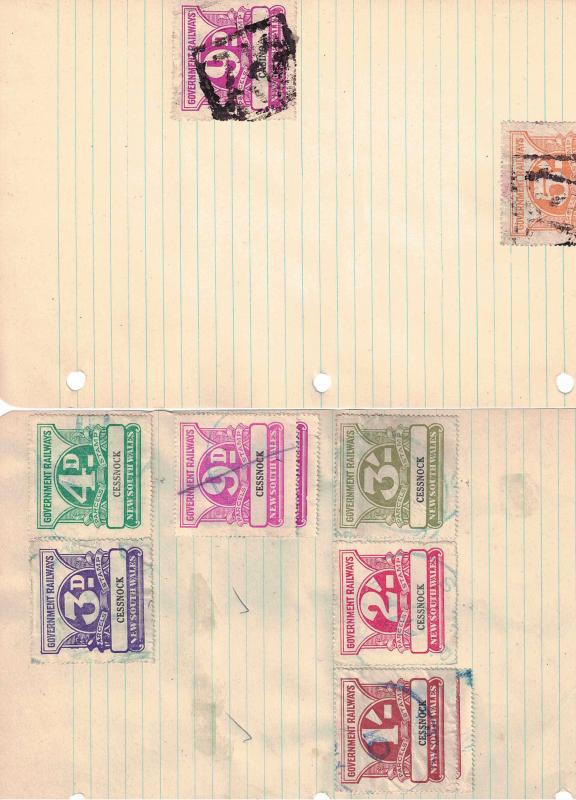 2-Binder hoard of Foreign Railroad Stamps - 350 3 ring pages 1-15 per page