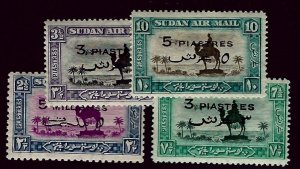 Sudan SC C31-C34 Mint LH  F-VF SCV$55.25...!!