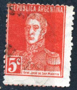 ARGENTINA  #345 USED - Item  AR0104