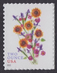 U.S.#5682 Sunflower Bouquet 78c Two Ounces Single, MNH.