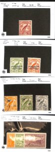 New Guinea Postage Stamp, #42, 43-47, C28-29, C33, C46-48 Mint & Used, 1932-39