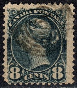 Canada #44  F-VF Used CV $7.00 (X5687)