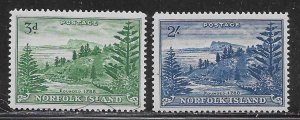 Norfolk Island Scott #'s 23 - 24 MH