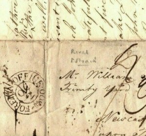 ESTONIA Cover 1800 Reval Tallinn Scarce London *Foreign Office* CDS EP58