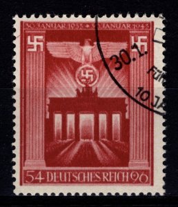 Germany 1943 10th Anniv. of Third Reich, 54pf + 96pf [Used]