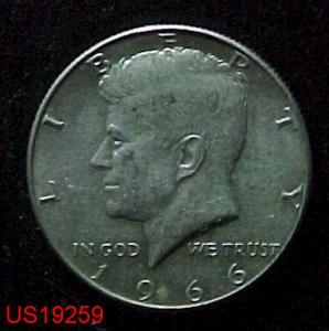 1966 KENNEDY HALF DOLLAR circulated