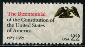 2355 US 22c Drafting the Constitution, MNH