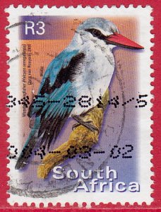 South Africa - 2000 - Scott #1194a - used - Bird Woodland Kingfisher