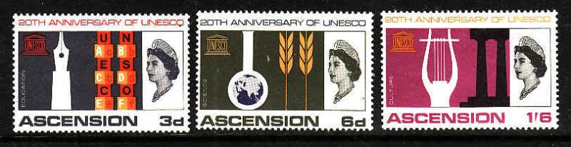 Ascension-SC#108-10-unused NH set-UNESCO Omnibus-