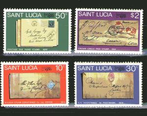 St. Lucia 487-490 MNH
