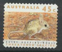 Australia SG 1329  Used perf 11½ Threatened Species - Hopping Mouse