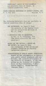 1961 - Professor Attacks Integration & Miscegenation - Ephemera 1239