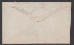 **US 19th Century Advertising Cover Scott #156, Chatham, VA 3/8/1879, Fancy Cxl