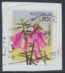 Australia SC# 4063 Flowers 2014 Used Common Heath details & scan