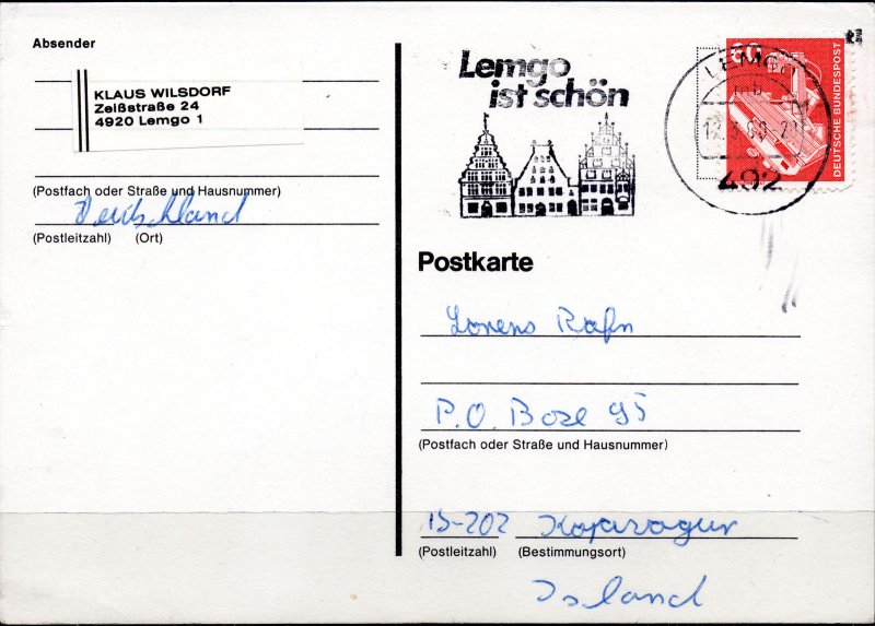 GERMANY BDR. Postal statinonery.