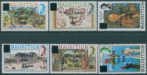 Mauritius due 1982 SGD14-D19 Postage Dues set MNH