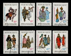 Rwanda #272-279 used