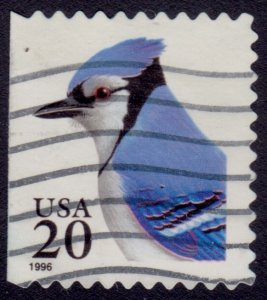 United States, 1995, Blue Jay Bird, 20c, sc#2483, used**