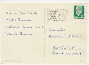 Cover / Postmark DDR / Germany 1963 Gymnastic- Sports Festival Leipzig