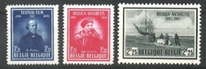 BELGIUM 1947 50th Annive. of Capt. (3v Cpt) Fresh MNH CV$8